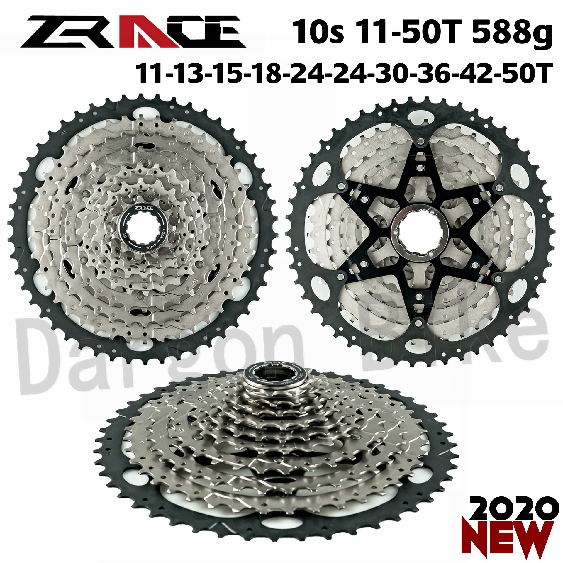 ZRACE Bicycle Cassette 8 9 10 11 Speed MTB bike freewheel 11-42T / 11-46T / 11-50T / 11-52T for ALIVIO / DEORE / SLX / XT