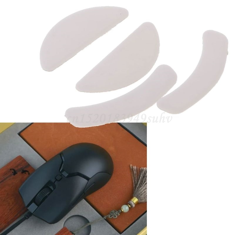 2 Sets/pack Tiger Gaming Mouse Skates Feet For Razer Viper Mini Mouse Curve Edge