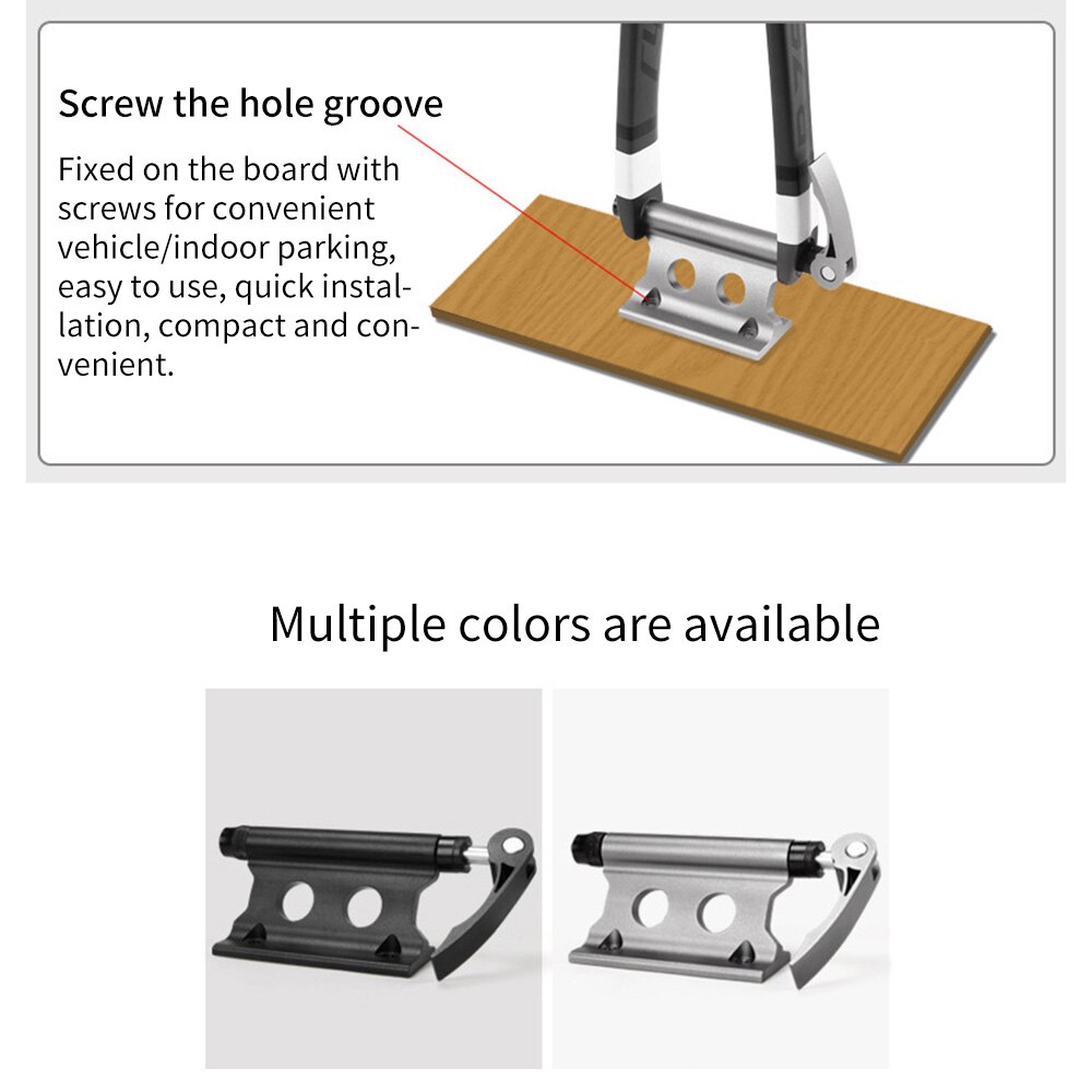 Bike Fork Rack Holder Stand Portable Bike Front Fork Clamp For Car Travelling Riding Supplies Accessories For Bicycle Tool