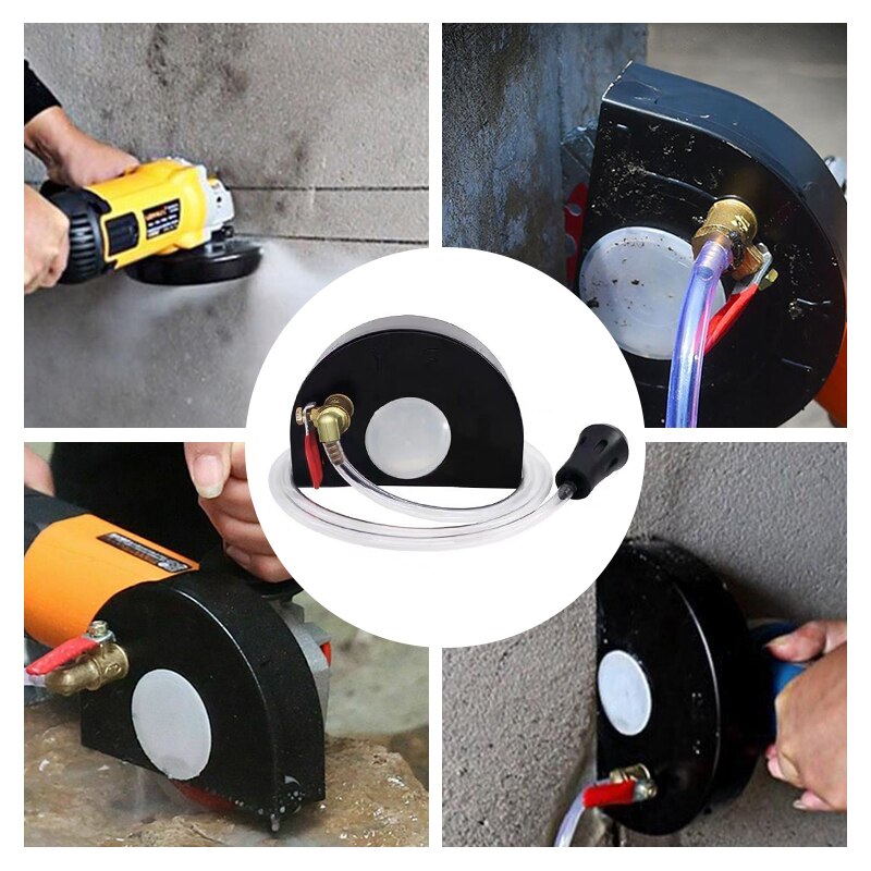 120X43Mm Haakse Slijper Schild Set Met Water Pijp Wheel Guard Veiligheid Protector Cover Water Snijmachine Base veiligheid Cover