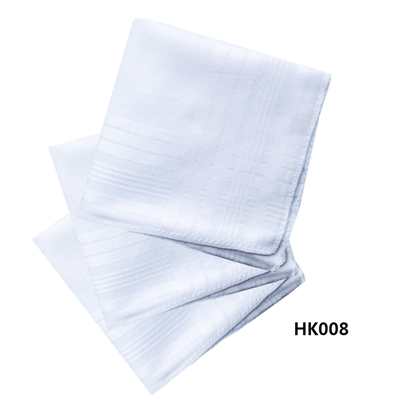 BAIYIXIN Handkerchiefs, Mens Cotton White Hankerchiefs,Pocket Square Hankies/Pocket Hankies 6Pieces