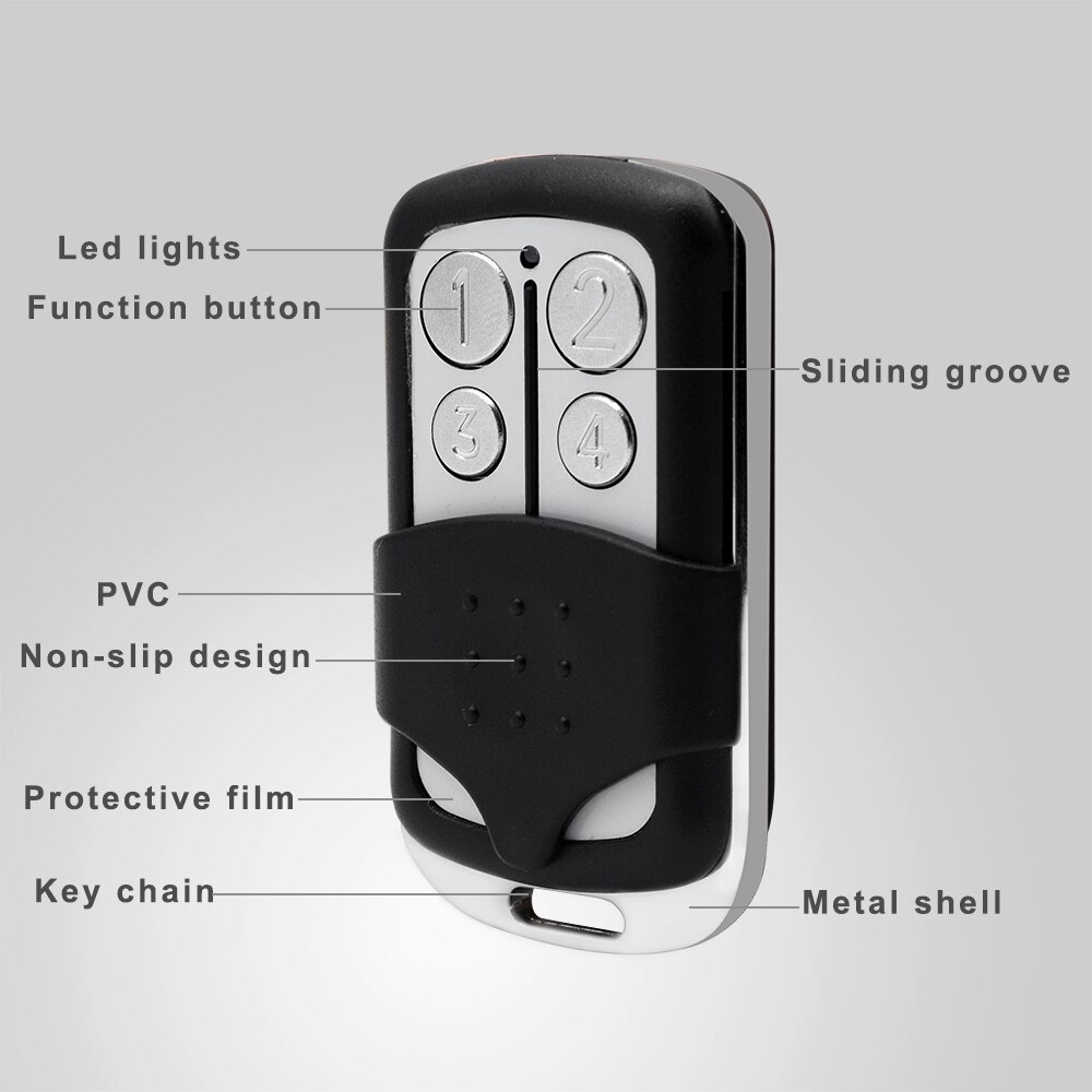 Liftmaster fjernbetjening liftmaster 94335e fjernbetjening 1 a 5639-7 garagedørs fjernbetjening rullende kode 433.92 mhz