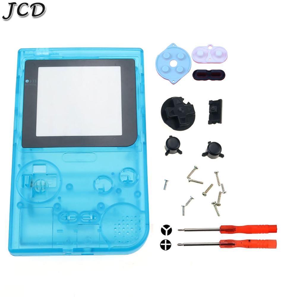 Jcd Transparant Clear Kleur Behuizing Shell Vervanging Voor Gameboy Gbp Pocket Game Console Voor Gbp Shell Case Met Knoppen Kit