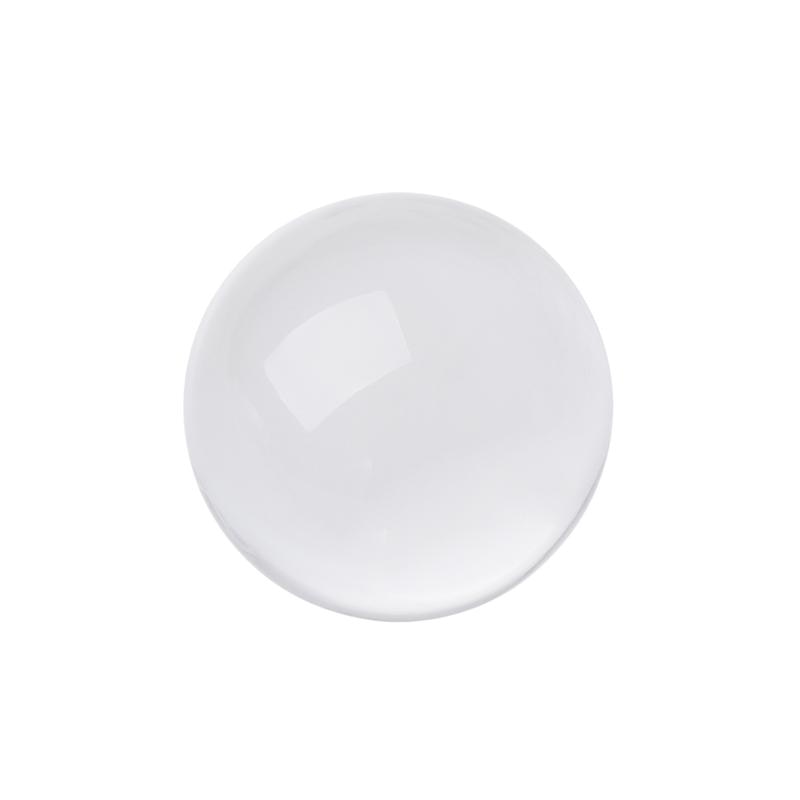 100MM Crystal Ball Photography Prop Meditation Ball Contact Juggling Glass Sphere Display: Default Title