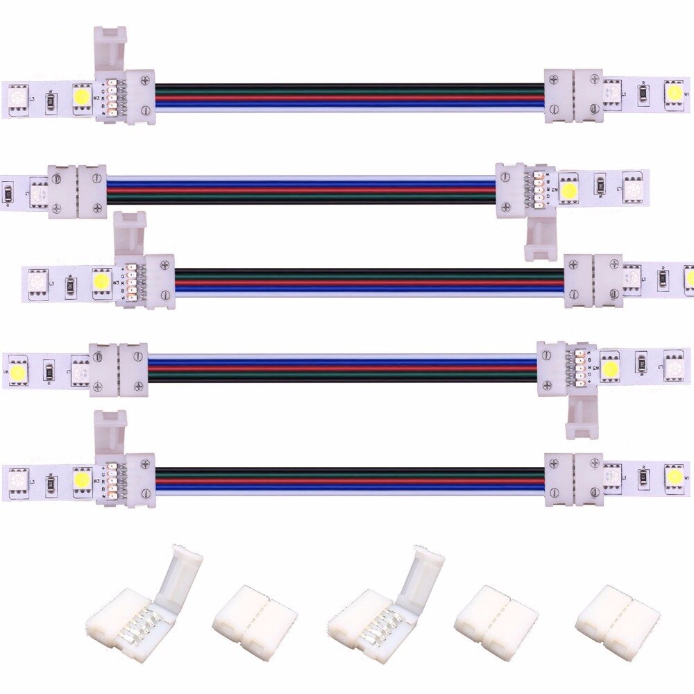 Led Light Extender 5X 5pin 12mm Wide RGBW LED Ribbon Lights Extension... – Vicedeal