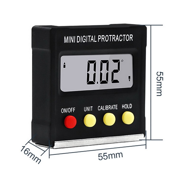 100mm Digital Protractor Angle Finder Electronic Level Box 360 Degree Digital Inclinometer Angle Measuring Tool With Magnets