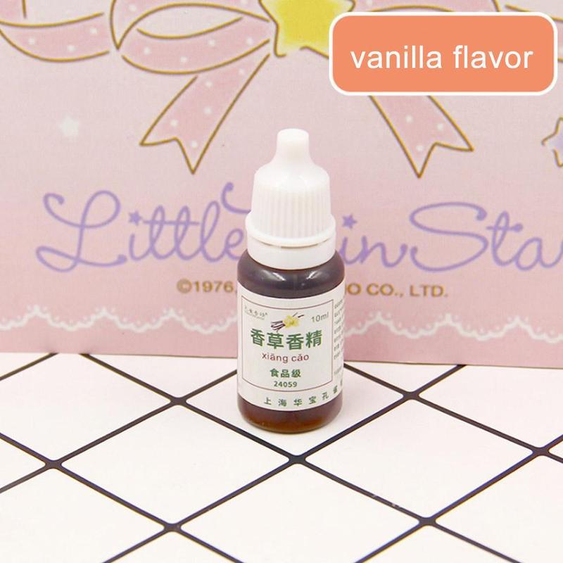 10ML Geschmack für Schleim Modellierung Ton DIY Pädagogisches Spielzeug für Kinder Kinder Kreative Machen Ihre Schleim Geruch Süße Scheiben aromen: vanilla