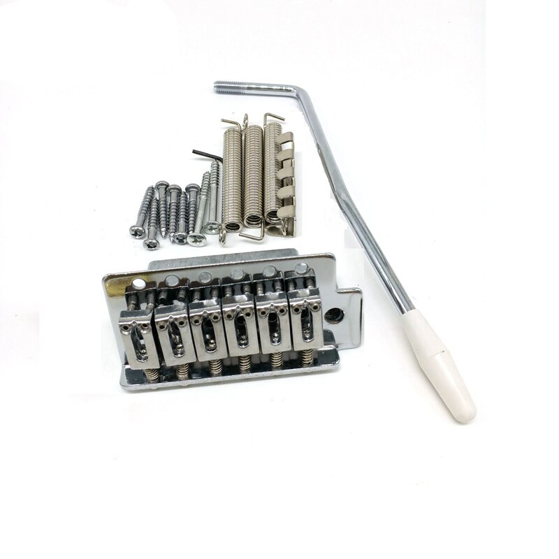 For Fender Stratocaster Strat Electric Guitar Parts Chrome Tremolo Bridge System