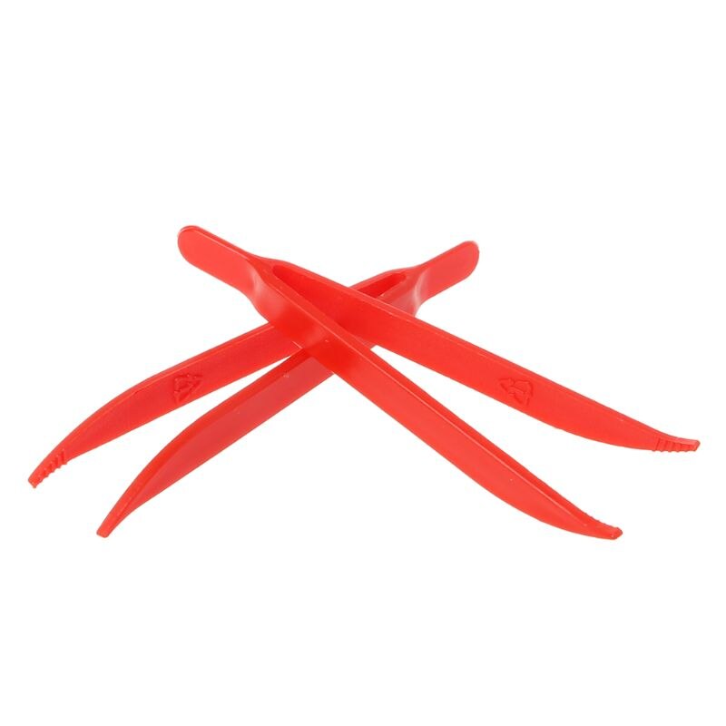 10pcs Plastic Anti-static Tweezer Tweezers Heat Resistant Maintenance Repair Tool Q84D