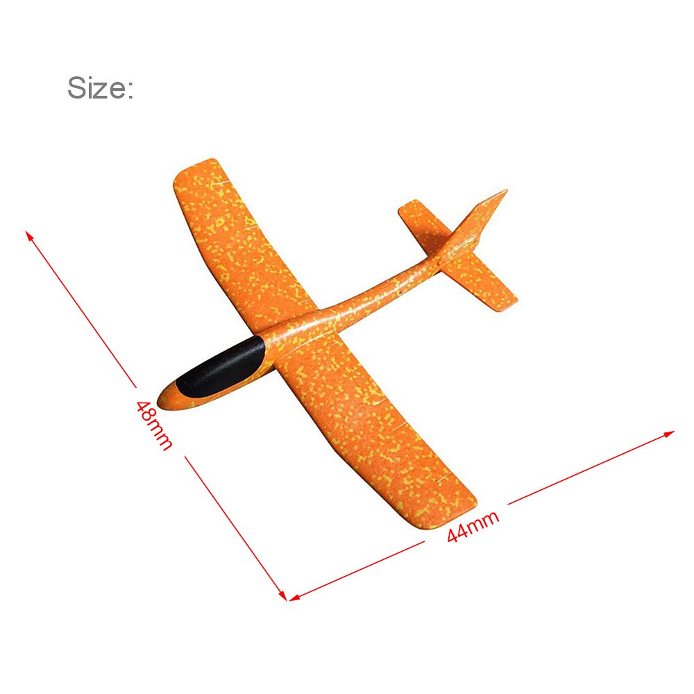 48CM DIY Werfen Segelflugzeug EPP Schaum Flugzeug Hand Im Freien Sport Fliegen Spielzeug für Kinder