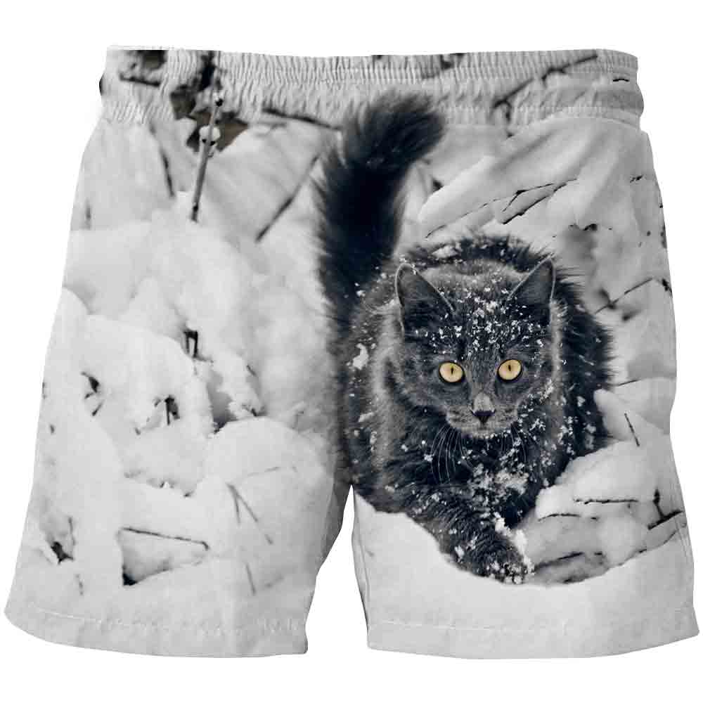 Newest Cat 3D Printed shorts Casual Short Pants Printed 3D shorts children casual