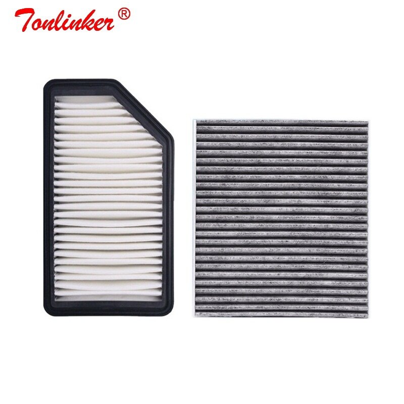 Filtro de aire de cabina, 2 uds. Para Hyundai Solaris 1.4L 1.6L G4FA G4FC, juego de filtro múltiple para coche 28113-1R100 97133-0C000: 2 Pcs Filter Set