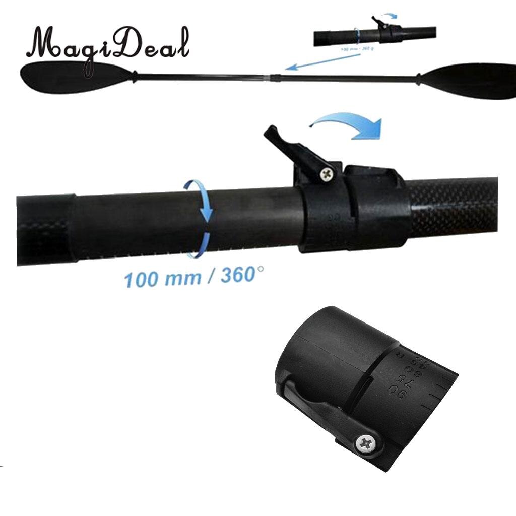 Black Nylon Marine Kayak Canoe Inflatable Boat Watercraft Adjustor Ferrule for Carbon Kayak Paddle Rafting Dinghy Accessories