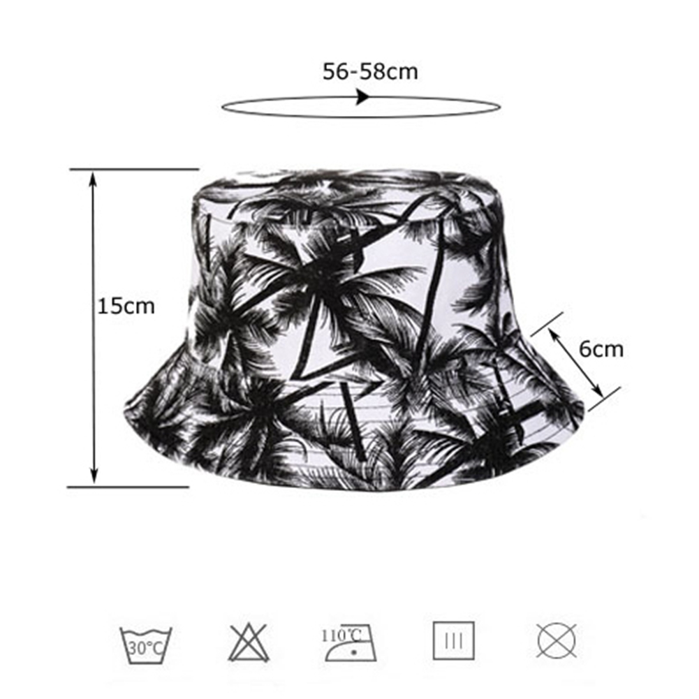 Fisherman Hat Unisex Reversibel Kokos Print - Solskjerm - Bomull