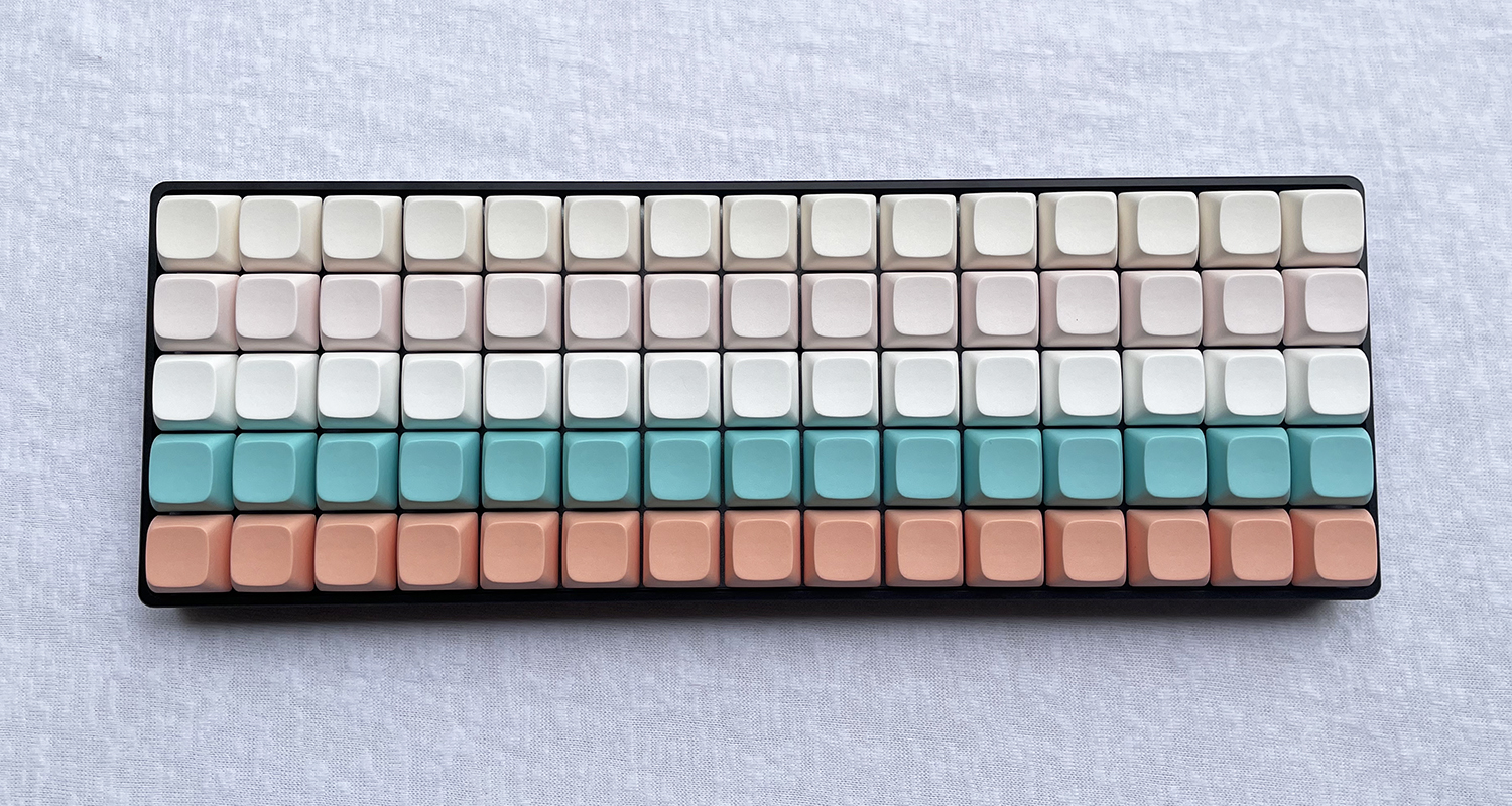 XDA-teclas para teclados mecánicos, compatibles con Kailh Gateron Cherry MX, RGB75 XD75 KBD75: xda4 8.7mm height