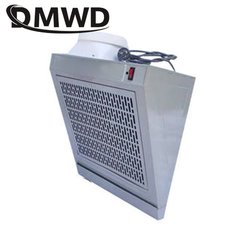 Hotte de cuisine avec extracteur d&#39;air électrique, ventilateur de fumée mural puissant, côté à forte aspiration, prise ue: Siliver