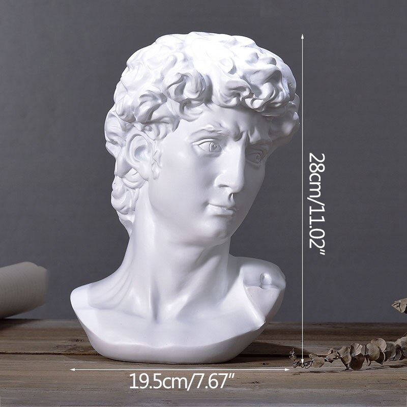 Estatua de personaje griego europeo, escultura de carácter de resina creativa, decoración de escritorio para habitación, decoración para el hogar, accesorios de decoración