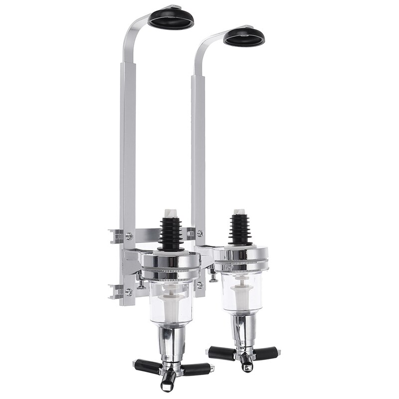 1-8Pcs 1/2/3/4 Bottle Bar Beverage Liquor Dispenser Holder Alcohol Drink Shot Wall Mounted 1-4 Station Beer Wine Pourers Divider