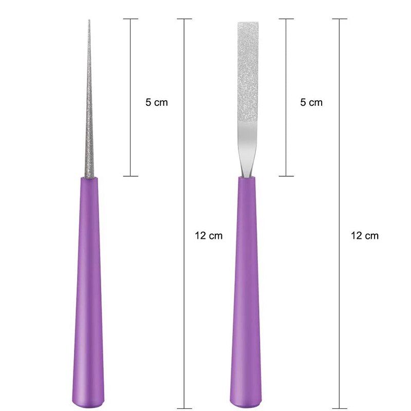 5PCS Perle Reibahle Set Diamant Gekippt Perle Reibahle Sicken Loch Enlarger Werkzeug für Glas Kunststoff Metall Holz Perlen