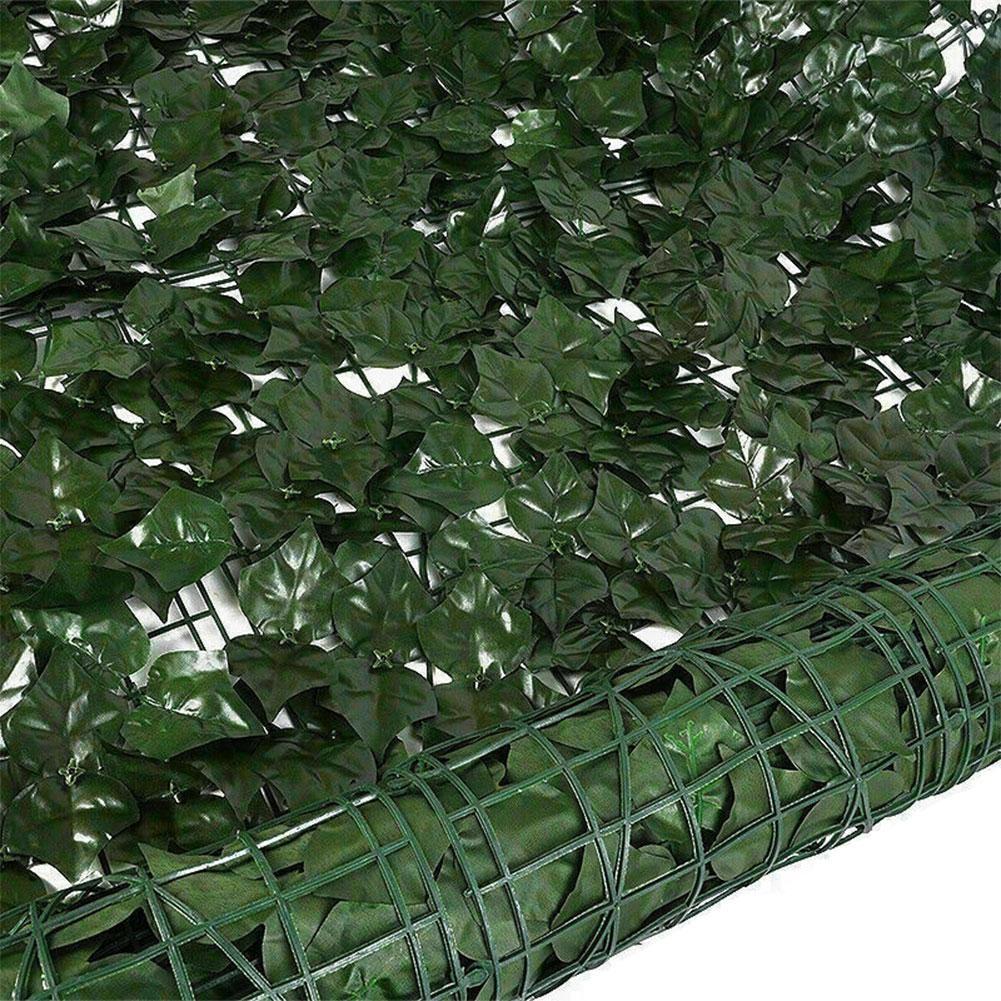 0.5x3m/0.5x1m Artificial Ivy Privacy Fence Screen Artificial Hedges Fence And Faux Ivy Vine Leaf Decoration For Outdoor Decor