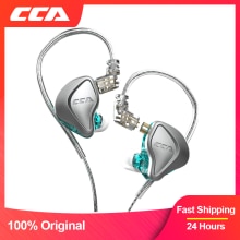 Auriculares intrauditivos electrostáticos CCA NRA, cascos con micrófono y cancelación de ruido, con cable para juegos deportivos