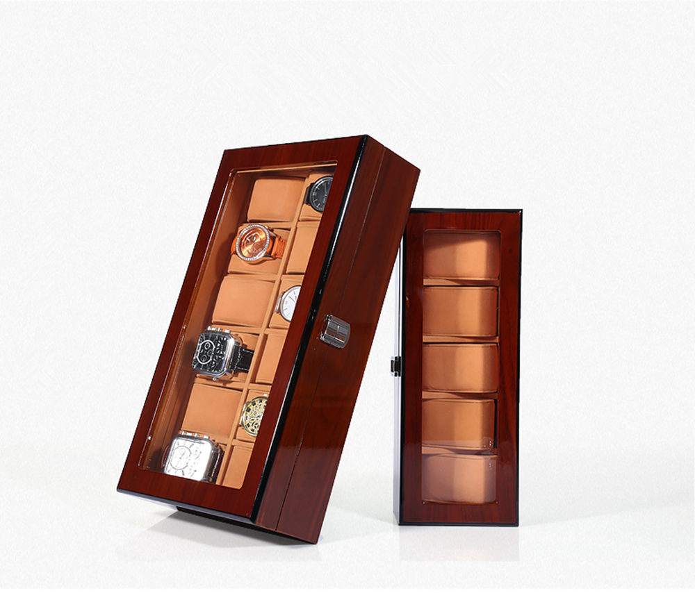 Wood Watch Storage Boxes Case Luxury Wooden Mechanical Watch Display Cases Jewelry Women Box For Watches
