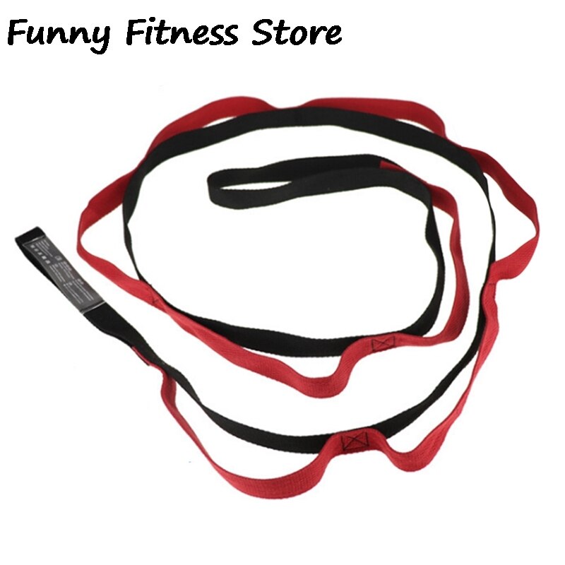 Yoga Exercise Resistance Bands Legs Stretching Band Workout Pilates Fitness Training Puller Gym Strength Expander Equipments