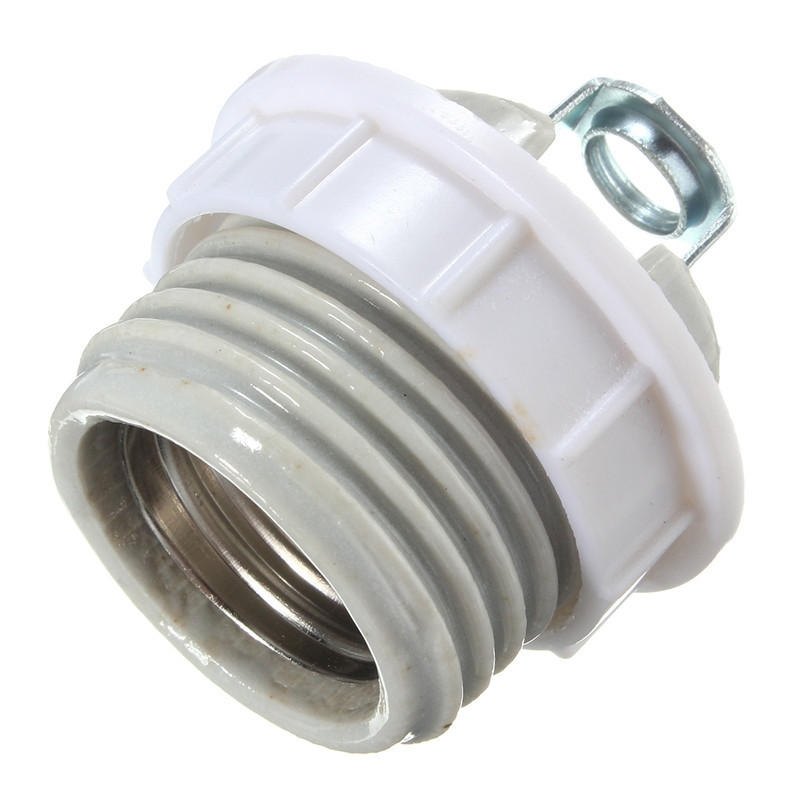 Keramische E27 Lampvoet Cap Base Schroef Socket Warmte Lamp Fitting Gloeilamp Lamphouder Adapter Converter