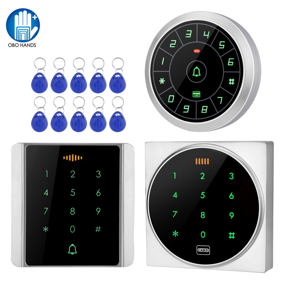 125KHz Access Control Keypad RFID Keyboard Waterproof Access Controller Touch Metal Wiegand 26/34 for Door Access Control System