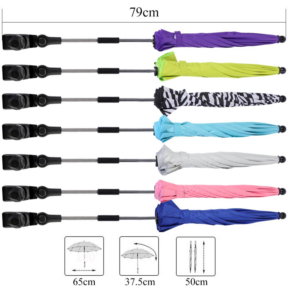 Enfants bébé unisexe Parasol Parasol Buggy poussette landau poussette ombre auvent bébé poussette accessoires pluie couvertures