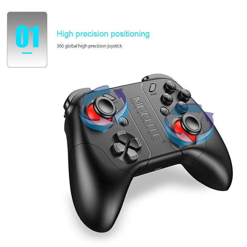 Mocute 053 Gamepad Del Telefono Joypad Bluetooth Android Joystick PC Wireless Controller di Gioco A Distanza di Gioco Pad Per Smartphone IOS TV PC