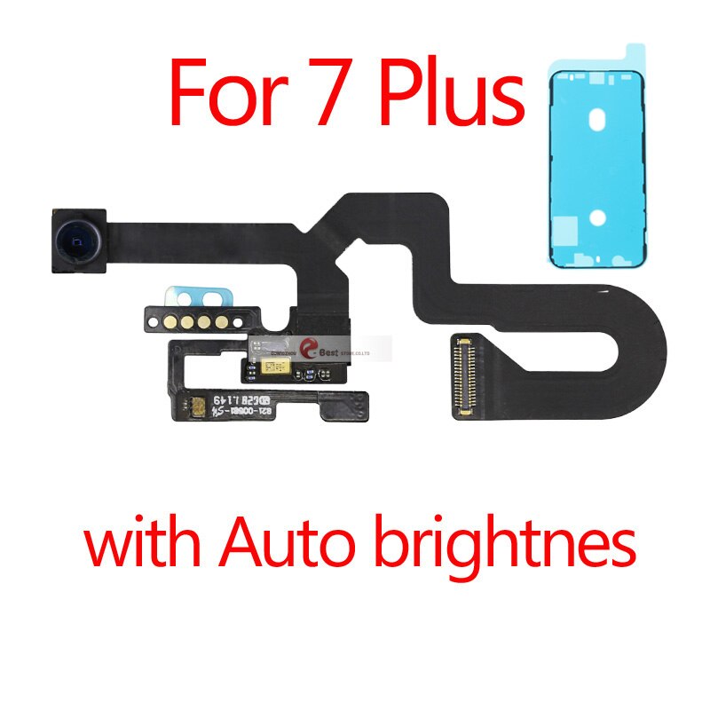 1pcs Proximity Sensor Light Flex Cable For iPhone 7 8 Plus 5.5 Front Camera with screws earpiece Assembly: 7 PlusWith  bright