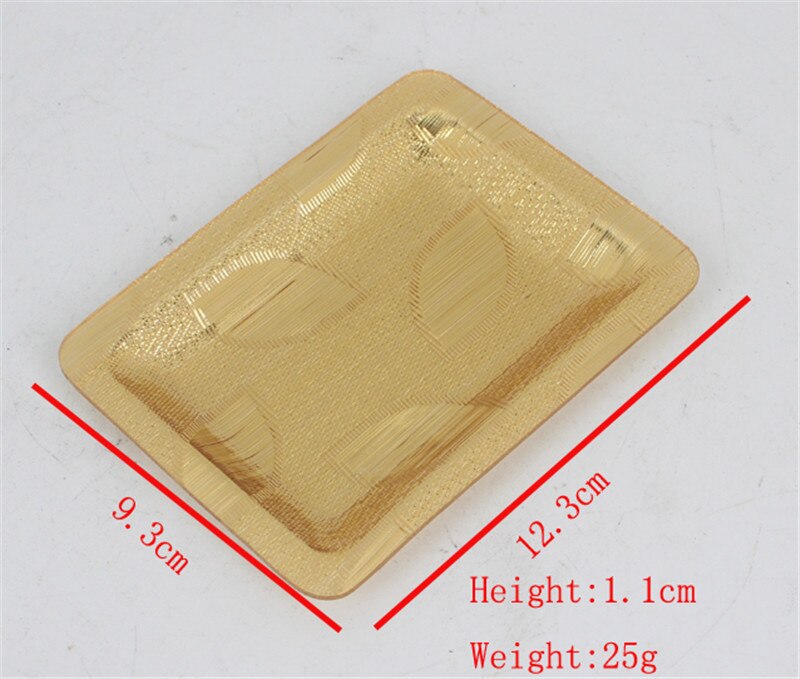 Acrylic Oval Plate Jewelry Set Small Tray Snack Plate Metal Storage Plate Kitchen Storage Tools dish towel saucer inventory: Blue