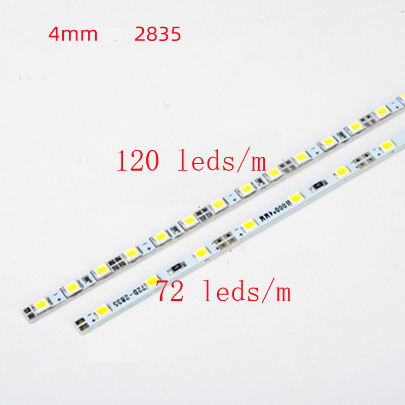 10 Stück 10 cm, 15 cm, 20 cm, 25 cm, 30 cm, 35 cm, 40 cm, 50 cm, 12 V, 24 V, 4 mm, ultradünn, schmal, LED, hart, starr, Balkenlicht, Schrank, Leuchtkasten-Hintergrundbeleuchtung