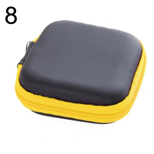 Portable Square/Rectangle Nylon Case USB Disk Earphones Storage Bag Organizer Case Charger data cable Organizer Case travel Case: 8