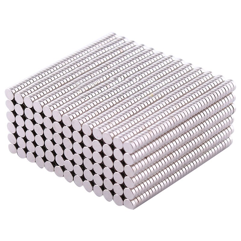 HKHK 100-10000PCS mini magnet Dia. 2x2 mm mini magnet encoder 2mm x 2mm strong magnetic standard 2x2 mm