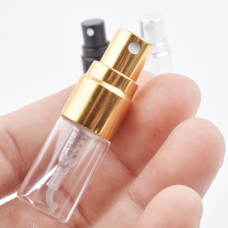 100 stks/partij 2 ml hervulbare parfumflesje lege spuitfles verstuiver parfumflesjes