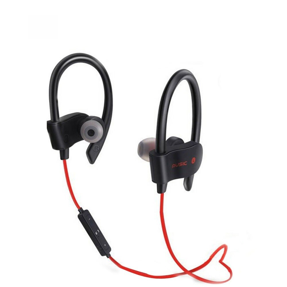 Sport Draadloze 4.1 Bluetooth Headset Running Stereo Music Universal Mini Dual-In Oordopjes Oor-Opknoping Universele