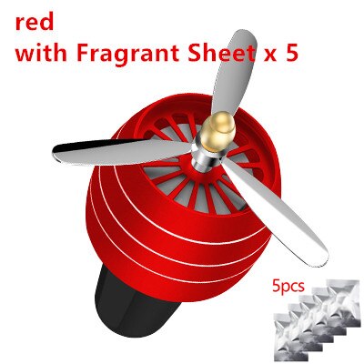 Bil parfyme luftfrisker auto bil lukt ledet mini tilstand ventil utløp parfyme klipp fersk aromaterapi duft: Rød kombinasjon