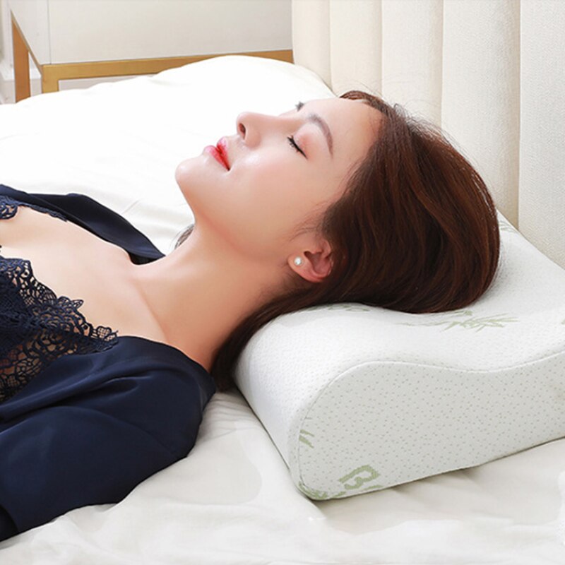 Wit Slapen Bamboe Memory Foam Orthopedisch Kussen Kussens Oreiller Kussen Travesseiro Almohada Cervicale Kussens Poduszkap