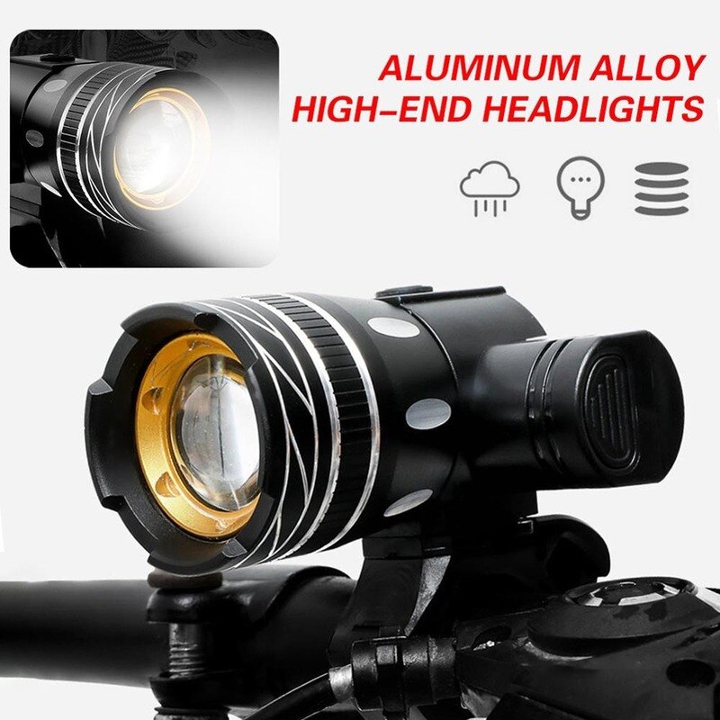 Z30 15000lm t6 led ljus cykel/cykel/ljusset usb uppladdningsbart strålkastare/ficklampa vattentät zoombar cykellampa för cykel