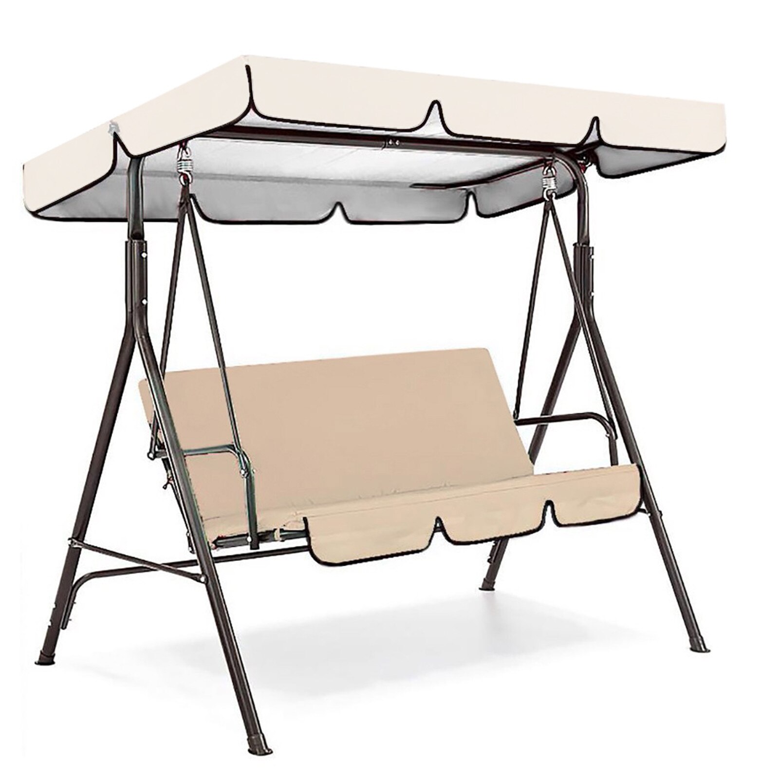 Zoomlie Outdoor Bench Kussen Pads 2 3 zits Indoor Outdoor, Tuin Seat Bench Kussens Pad, Dikke 3/5cm Bench Stoel Pads Mat voor Dining Patio Swing (Oranje, 90 * 35 * 3cm