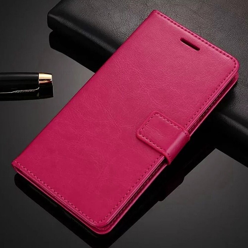Książkowe skórzane stojak magnetyczny odwróć etui na telefon dla realm remme realmy realme realmi c11 c 11 2021 6.5 &#39;&#39;coque: For Realme A11X / rose red