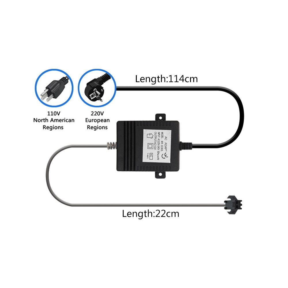 Transformateur 12V pour panneau de commande radio fm, sortie 110V 220V/50HZ, pour douche