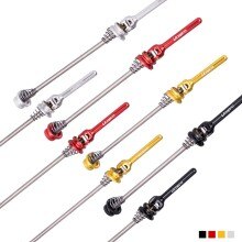 MTB Bike Titanium Quick Release Lever QR Wheel Skewers Axles With 2 Springs Nuts 130mm 135mm Universal Mountain Bicycle Parts