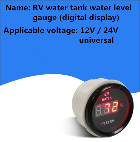 Caravan level sensor for water tank Water Level Sensors 0-190ohm Fuel Level Sensor Fuel Sender Unit Auto Gauge for Car Boat: digital display