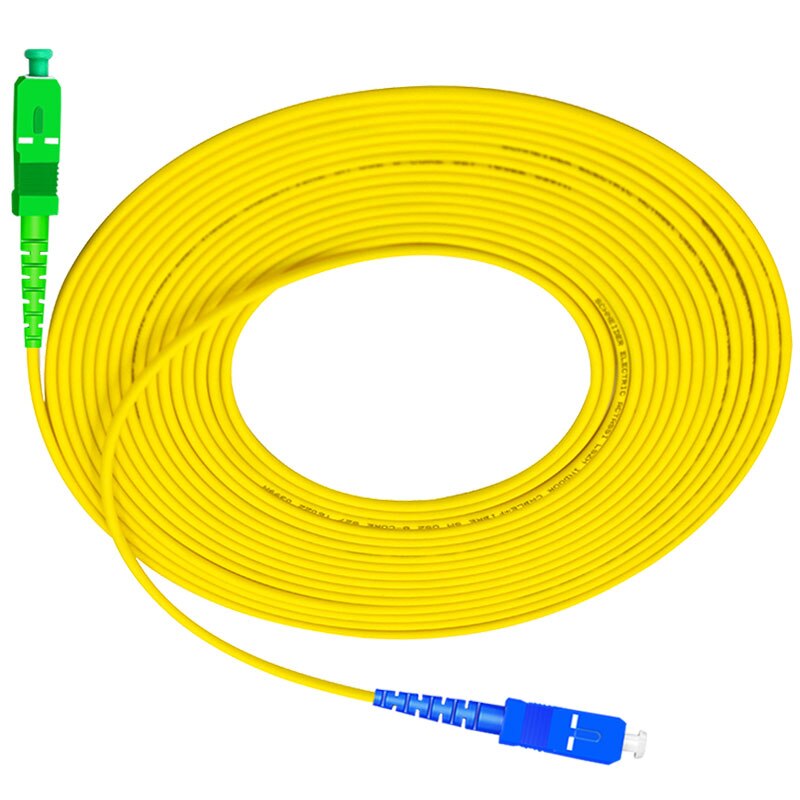 10Pcs Sc/UPC-SC/Apc Single-Mode Fiber Optic Patch Cord 1M 2M 3M 5M 10M Sc Pigtail Jumper Ftth Fiber Patch Kabels Optische Jumper