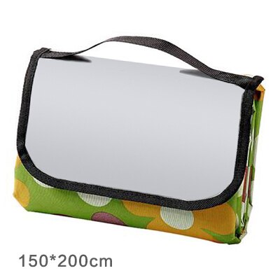 150 x 200cm vattentät hopfällbar sovmatta picknickmatta utomhuscamping strand fuktsäker filt bärbar matta vandring stranddyna: Färg f