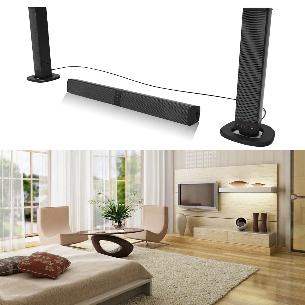 Home Theater 4 altavoces de alta potencia 20W TV altavoz para computadora 2,1 TV Columna Música altavoz barra de sonido Subwoofer caxia de som Box