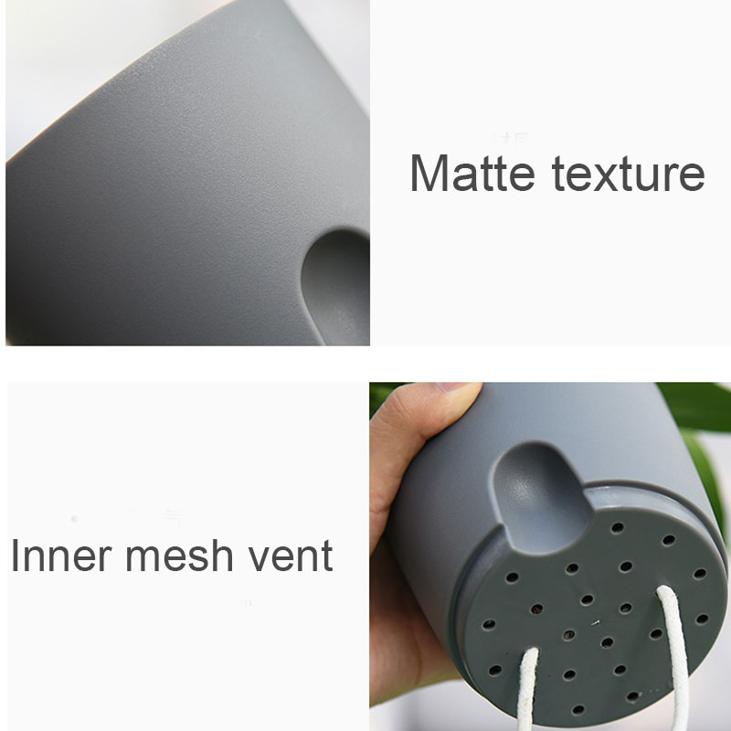 Plant Pot Cover Indoor Plastic Rotan Bloem Cover Ronde Moderne Decor Planter Tuin Planter I88